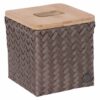 Top Fit Tissue Box Square Taupe